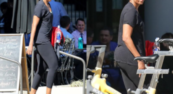 Michelle Obama Spotted leaving the gym for the second time in one week