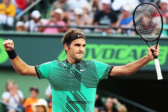 Federer thinks young to make his own Miami luck