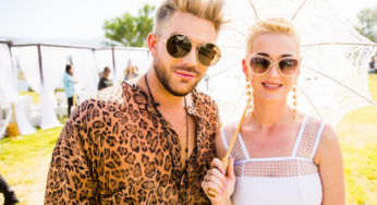 Katy Perry Gets Support From Adam Lambert At Her Easter Sunday Coachella Brunch!