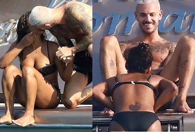 Christina Milian locks lips with her new French boyfriend