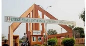 Esut Registration Form – Esut Post Utme 2017/2018