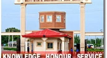 EKSU School Fees 2020/2021 For New & Returning Students