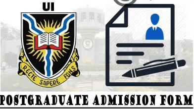 University of Ibadan (UI) Postgraduate Admission Form