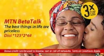 Migrate to MTN Beta Talk with 300% Bonus Airtime | See Guide