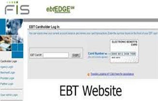 EBT Account Logging In