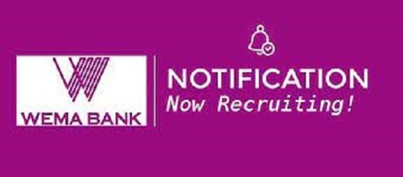 Wema Bank Recruitment - Check Application Portal