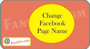 Change Facebook Page Name – Change Facebook Name | Facebook Page