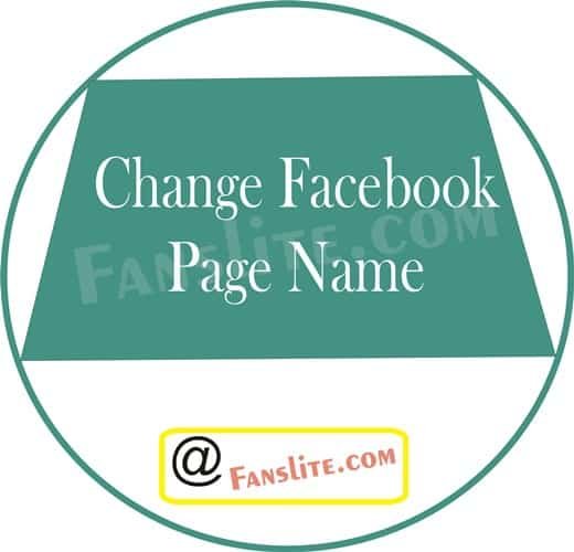 Change Facebook Page Name – Change Facebook Name | Facebook Page