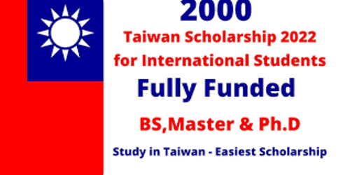 Taiwan Spring Scholarship | How To Apply For Taiwan Scholarship