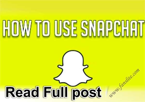 How To Use Snapchat - What Is The Benefit of Snapchat