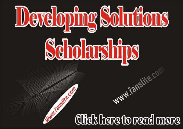 Developing Solutions Scholarships - Is there a scholarship for University of Nottingham.