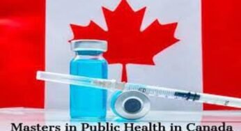 Masters In Public Health In Canada 2025/2026