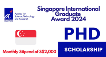 Scholarships in Singapore 2024 for Master’s and Ph.D.