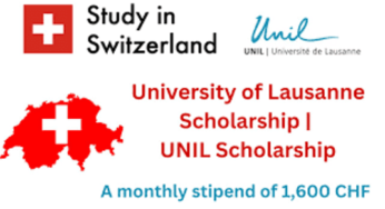 University of Lausanne Masters Scholarship in Switzerland 2024