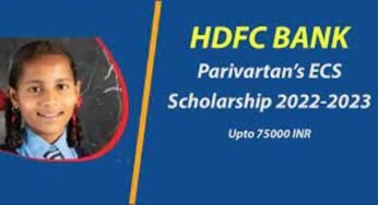 HDFC Parivartan Scholarship 2023-2024