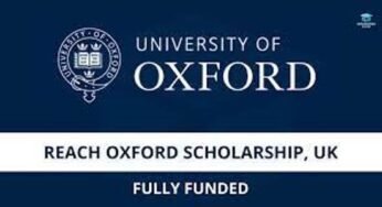 Scholarship in University of Oxford 2023 – Free Study in UK