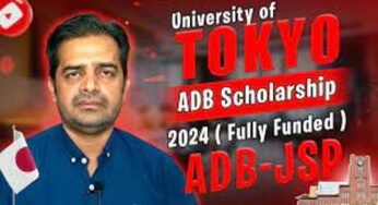 University of Tokyo ADB scholarship 2024 (Fully Funded)