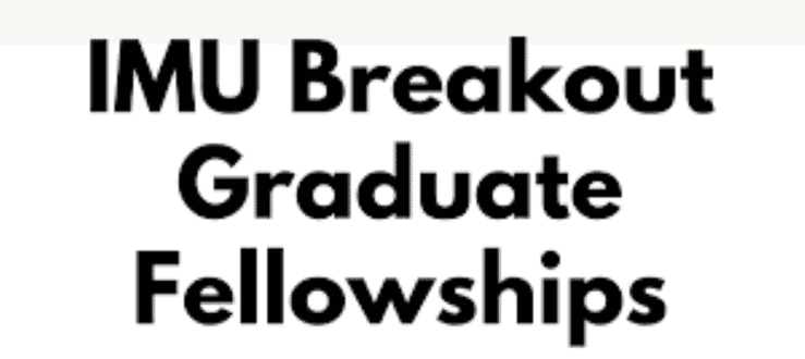 IMU Breakout Graduate Fellowship Program 2024